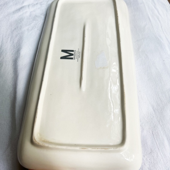 Rae Dunn Magenta 13.5 rectangle Elf Have yourself a Merry Lil Christmas … - Picture 8 of 10